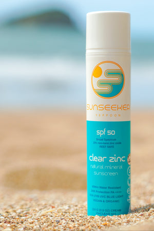 Natural Sunscreen Reef-Safe SPF 50 Mineral Zinc - Water Resistant & Organic Natural Sunscreen Reef-Safe SPF 50 Mineral Zinc - Water Resistant & Organic